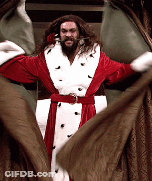 Jason Momoa King Robe GIF