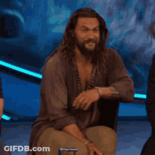 Jason Momoa Shy Smiling GIF