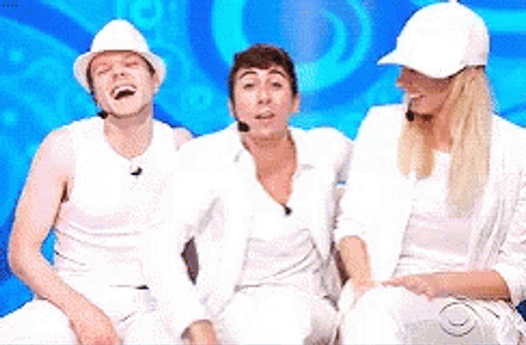 Jason Roy With Housemates GIF