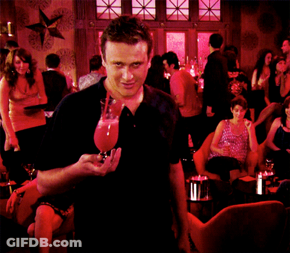 Jason Segel Dancing Alone At The Bar GIF