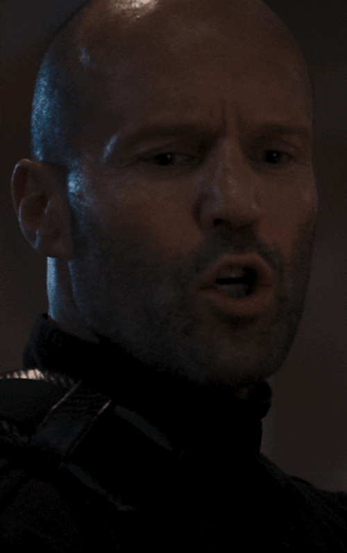 Jason Statham Silence Gesture GIF
