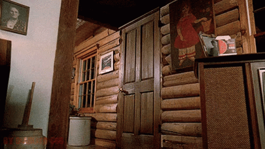 Jason Voorhees Door Smash GIF
