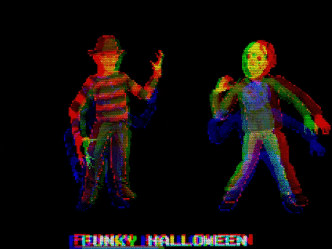 Jason Voorhees Freddy Krueger Dance GIF