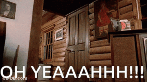 Jason Voorhees Holding Infinity Gauntlet And Cheese GIF