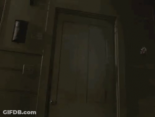 Jason Voorhees In Hockey Mask Dark Room GIF