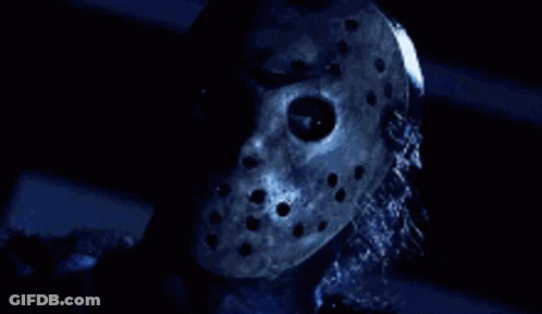 Jason Voorhees In White Hockey Mask GIF