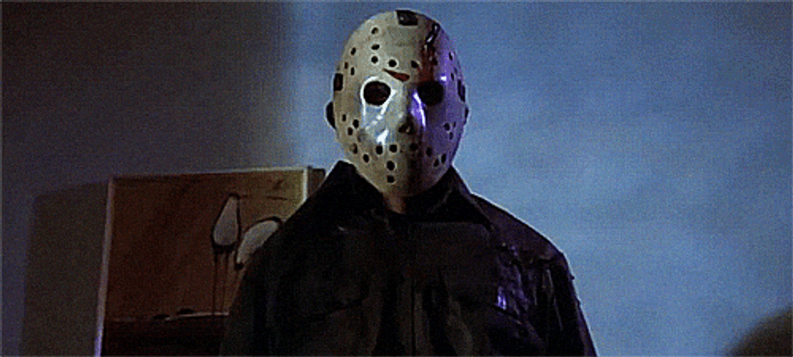 Jason Voorhees Scary Stare GIF