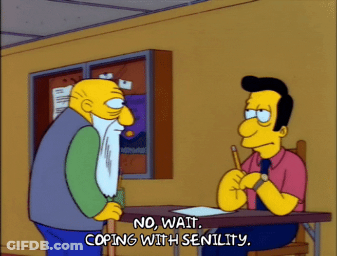 Jasper Beardsley Coping With Senile Moment GIF