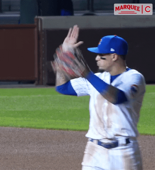 Javier Baez Carrying Baseball GIF