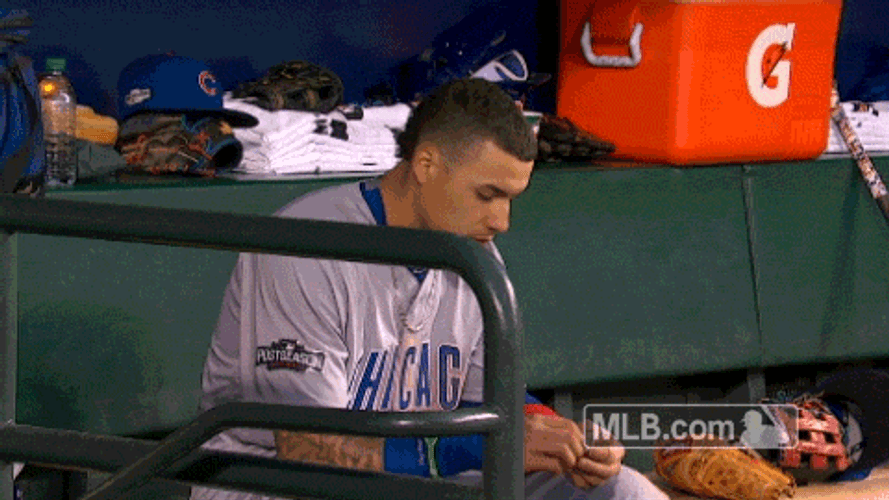 Javier Baez Catching Candy GIF