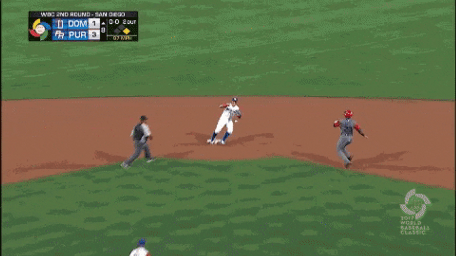 Javier Baez Jumping Live Game GIF