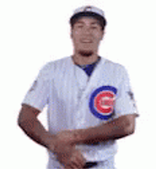 Javier Baez Nodding Head GIF