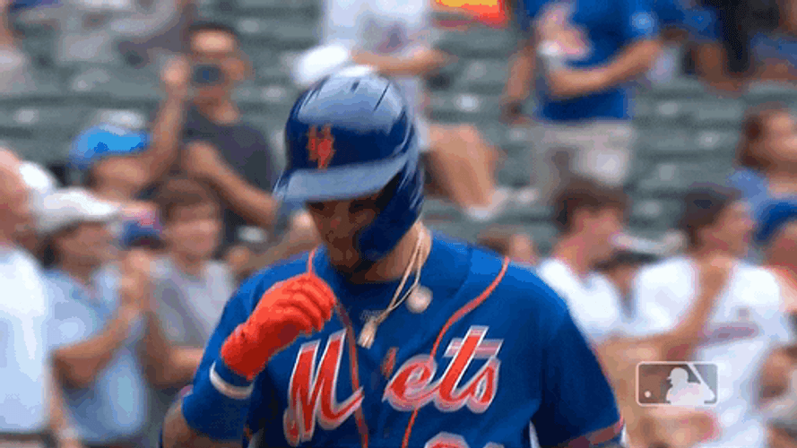 Javier Baez Saluting Reaction GIF