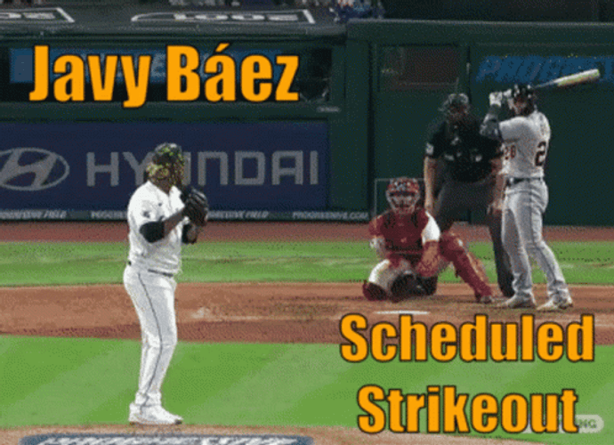 Javier Baez Throwing Baseball GIF