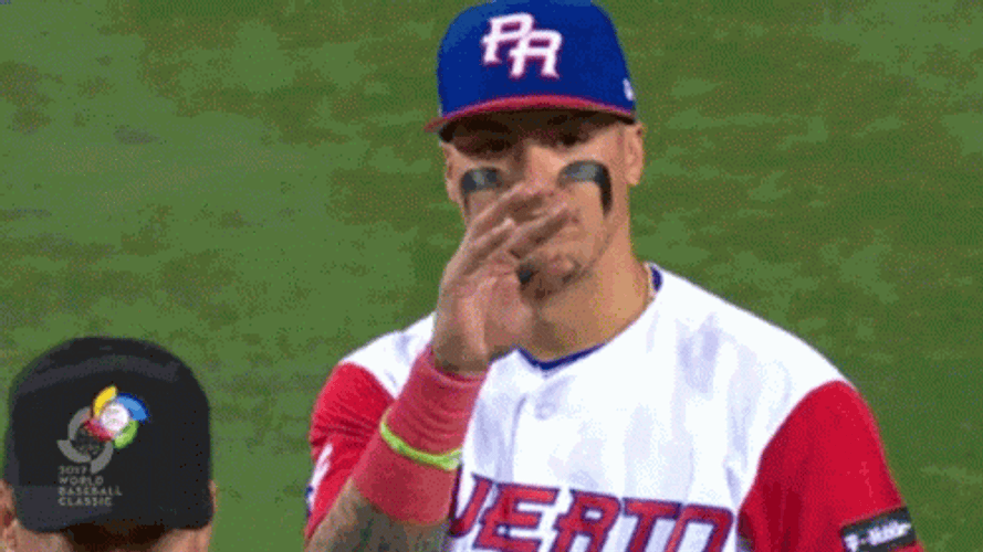 Javier Baez Waving Bye GIF