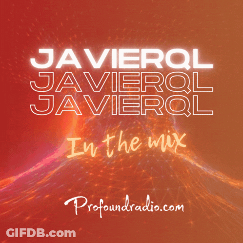 Javierol In The Mix On Red Background GIF