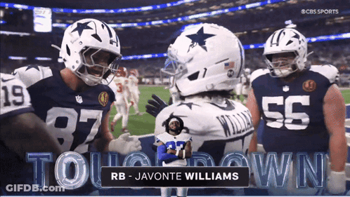 Javonte Williams CBS Sports Advertisement GIF