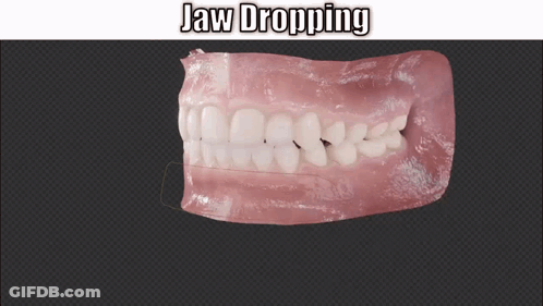 Jaw Dropping Mouth GIF