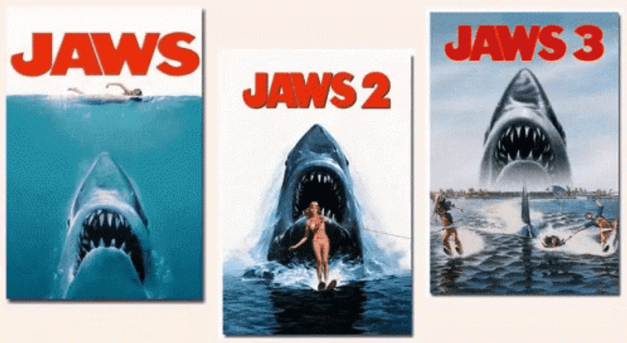 Jaws Movie Posters GIF