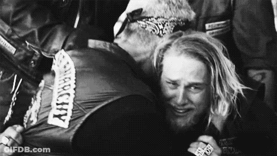 Jax Teller Charlie Hunnam Cry Hard GIF