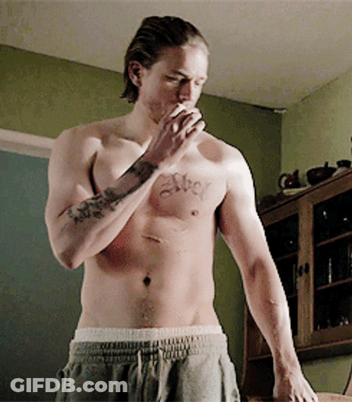 Jax Teller Charlie Hunnam Sit Down GIF