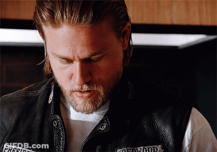 Jax Teller Sons Of Anarchy Look Up GIF