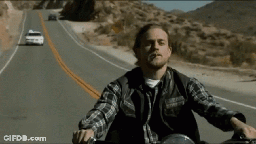 Jax Teller Sons Of Anarchy Motorcycle Ride GIF