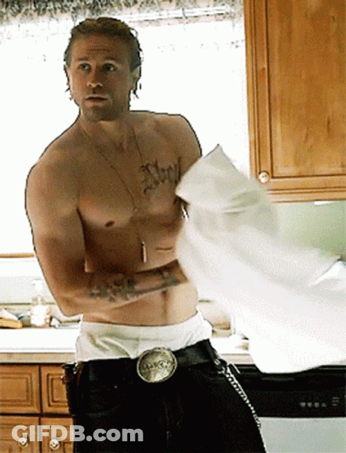 Jax Teller Sons Of Anarchy Shirt On GIF