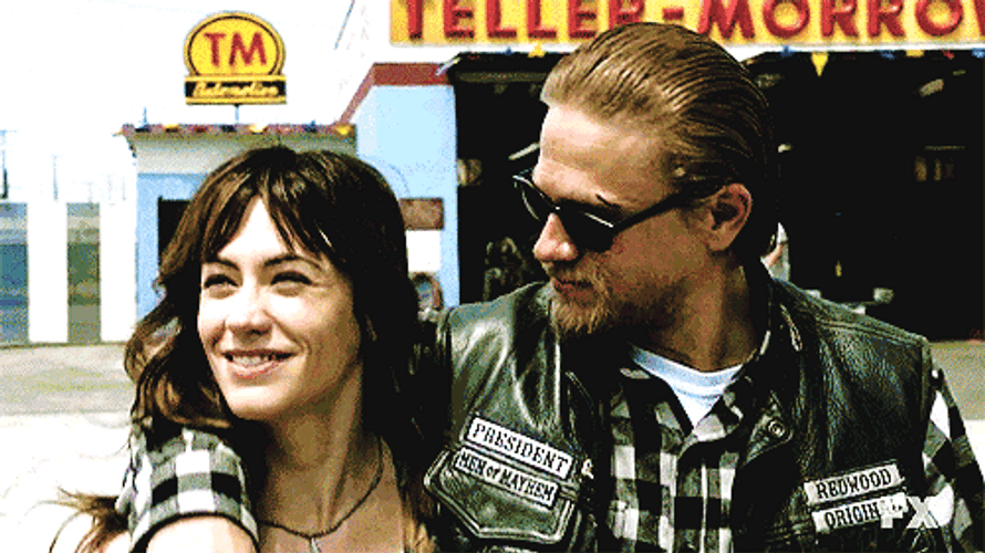 Jax Teller Tara Sons Of Anarchy Happy Couple GIF