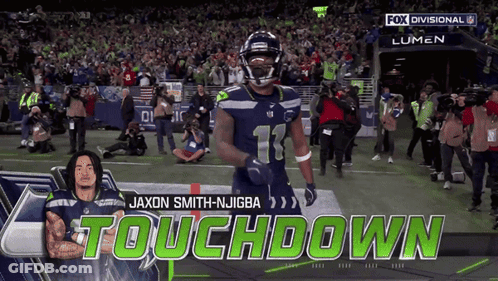 Jaxon Smith-Njigba Football Player On Screen GIF