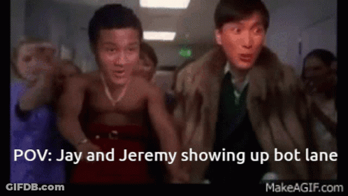 Jay And Jeremy Showing Up Bot Lane GIF