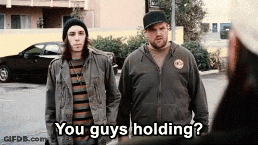 Jay And Silent Bob You Guys Holding GIF