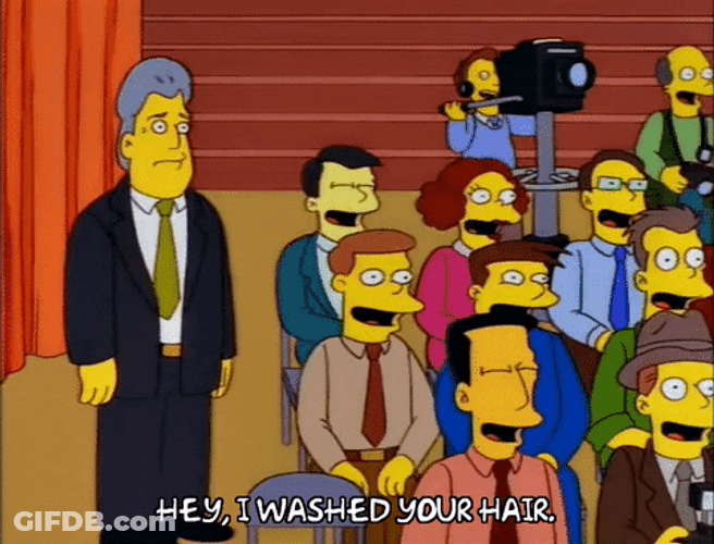 Jay Leno Krusty The Clown Nonchalant GIF