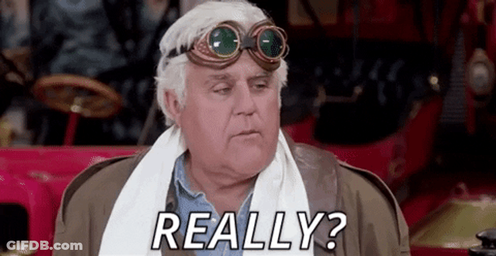 Jay Leno Really? GIF
