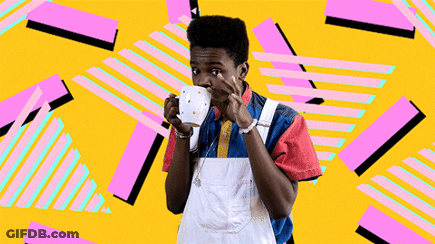 Jay Versace Sips Tea GIF