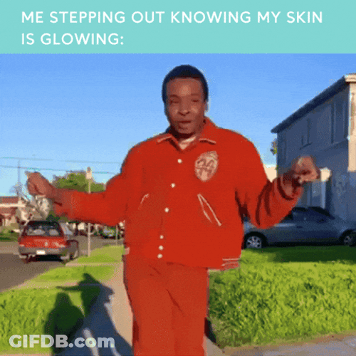 Jay Versace Stepping Outside Glowing GIF