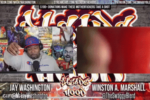 Jay Washington And Winston A. Marshall In Video GIF