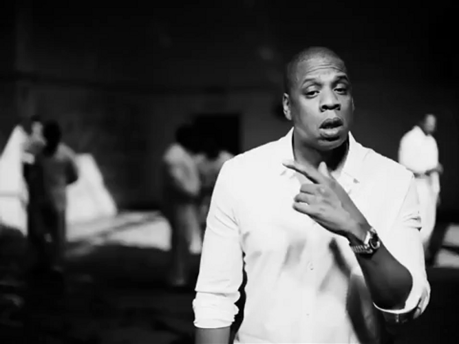 Jay-Z Black And White GIF