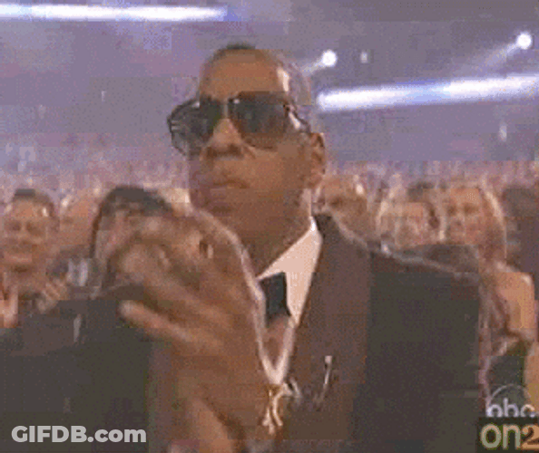 Jay Z Claps Seriously GIF