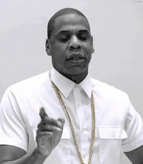 Jay-Z Indicating No GIF