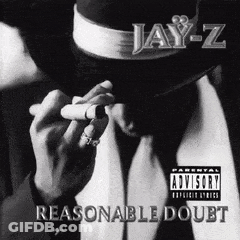 Jay Z Reasonable Doubt Man Suit Smoking Cigar GIF