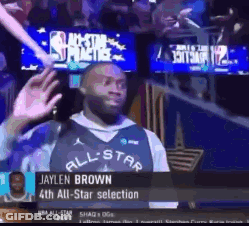 Jaylen Brown 4Th All-Star Selection In NBA GIF