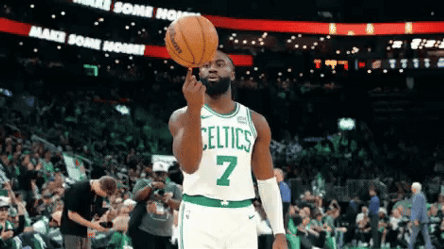 Jaylen Brown Playing With The Ball Celtics GIF