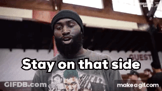 Jaylen Brown Stay On That Side GIF