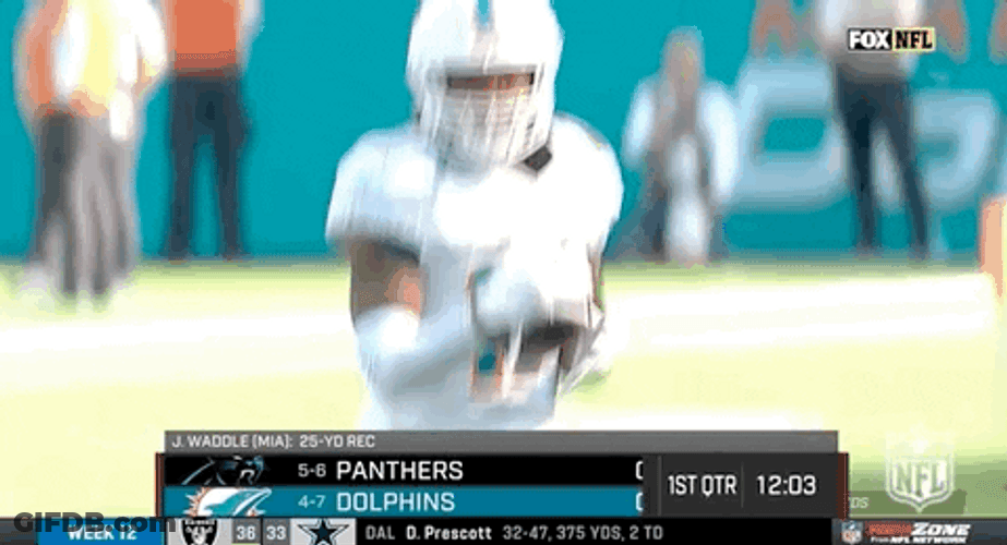 Jaylen Waddle Angry Player GIF