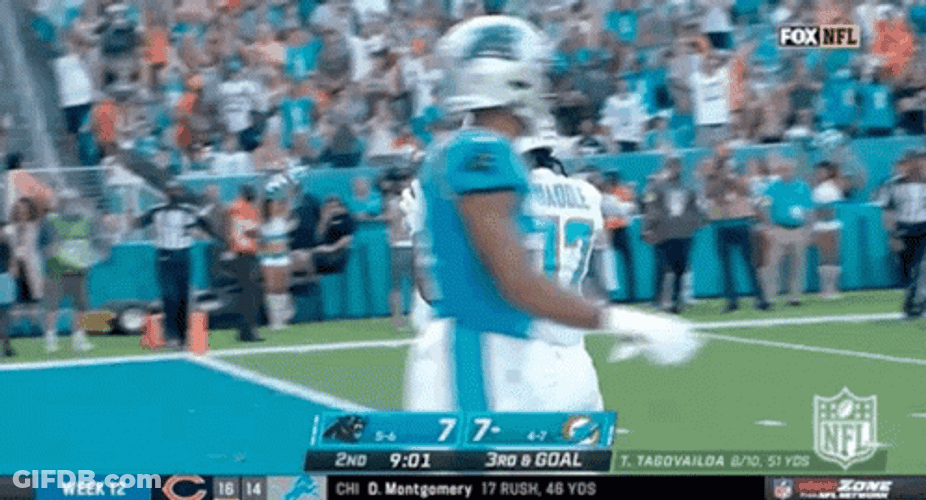 Jaylen Waddle Celebration Got Waddled GIF