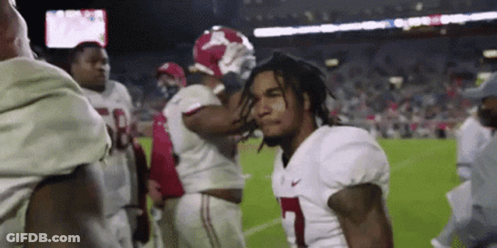 Jaylen Waddle Celebration Pumped Up GIF