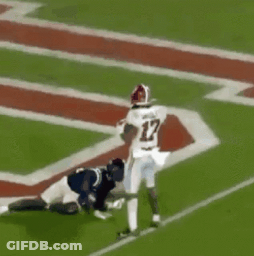 Jaylen Waddle Celebration Taunting Penguin Dance GIF