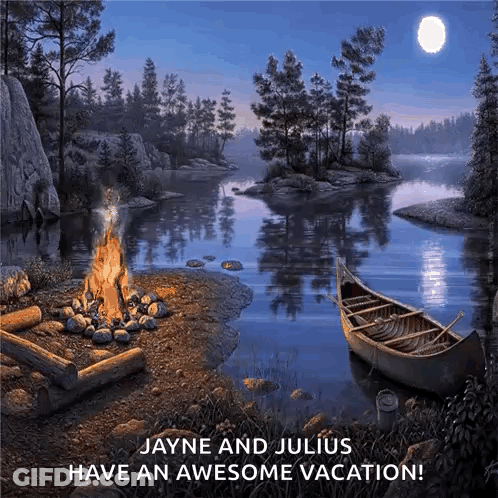 Jayne And Julius Awesome Vacation GIF