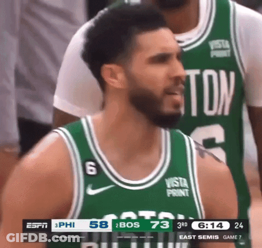 Jayson Tatum Being Upset Celtics GIF
